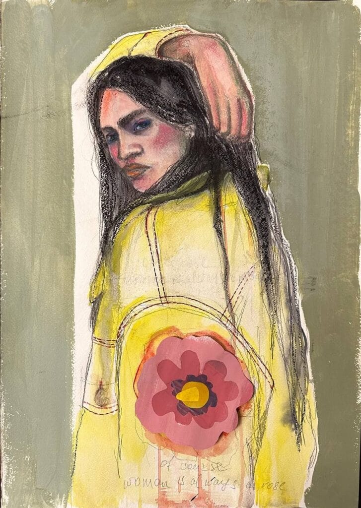 Rose - Vika Ostrenko - Mixed media
